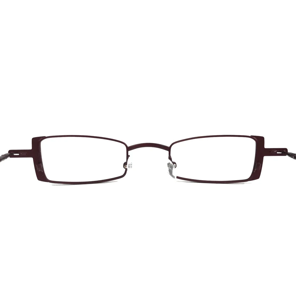Ogi Eyeglasses Frames 2077 COL. 59 Burgundy Red Cat Eye Full Rim 43-21-140